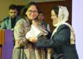 Sakeena Itoo interacts with visiting Parliamentary Standing Committee at Srinagar