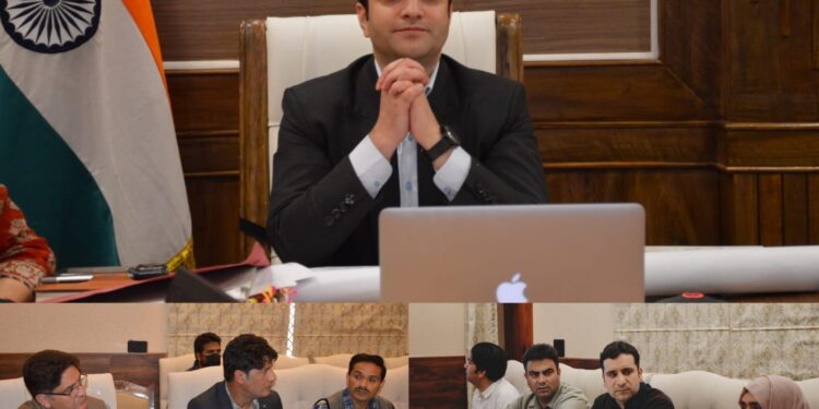 DC Budgam reviews progress on Forest Boundary Demarcation and Protection Measures