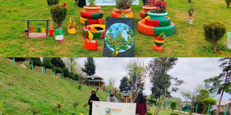 MC Bandipora unveils ‘Waste to Wonder’ Park at Nishat Park