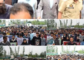 NMBA: Mega Padyatra held at Awantipora
