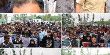 NMBA: Mega Padyatra held at Awantipora