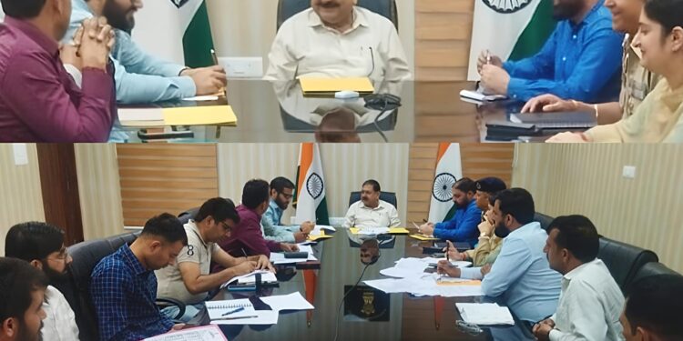 DC Poonch reviews cases of families affected by natural calamities in 2025