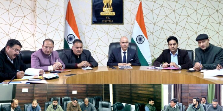DC reviews progress of civic works in Kishtwar Township