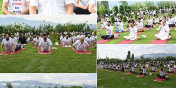 Mega Yoga Event held at Kulgam under 100-day NMBA Abhiyan, Witnesses massive turnout