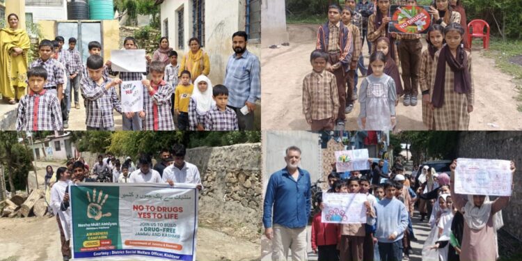 Youth Power against drugs: YSS Kishtwar organizes Unity March, Sports-Based awareness activities