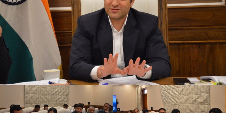 DDC Budgam reviews progress on key projects in district