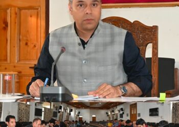 DDC Anantnag reviews SANJY-2026 Capex / Revex works