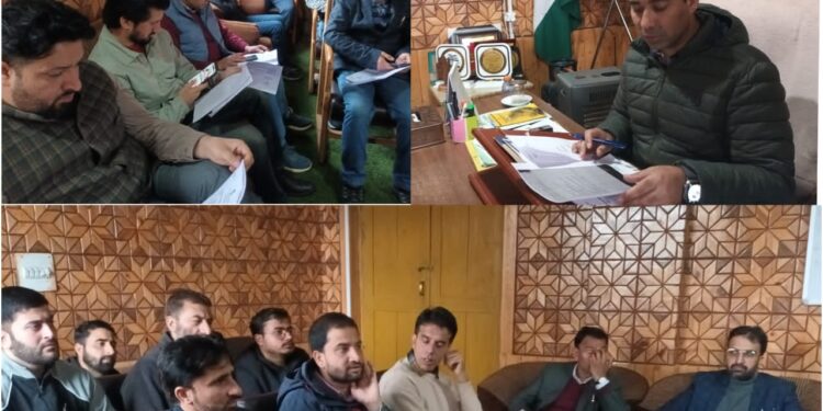 ADC Handwara reviews flood preparedness, issues directions for Disaster Management