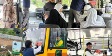 ARTO Bandipora conducts inspection of School Buses; Reinforces Anti-Drug Campaign
