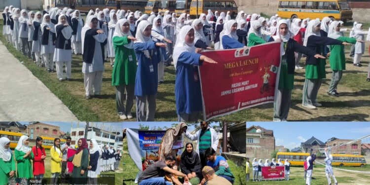 Budgam strengthens Anti-Drug Campaign under 100-Day Nasha Mukt J&K Abhiyan