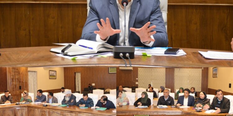 DC Budgam reviews Developmental Projects, key public issues of Sub-division Beerwah