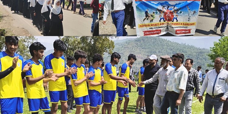 YS&S Department Poonch organises sports activities, yoga sessions under Anti-Drug Campaign