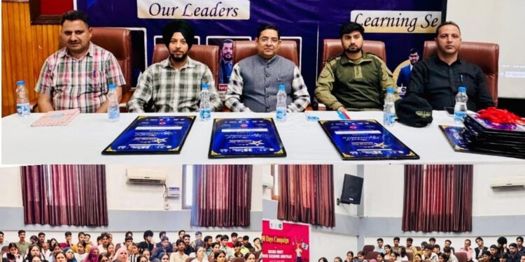 Toppers honoured on JU Bhaderwah Campus