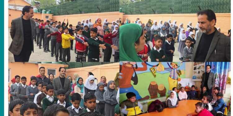 Director SEK conducts surprise visits across several Schools in Srinagar
