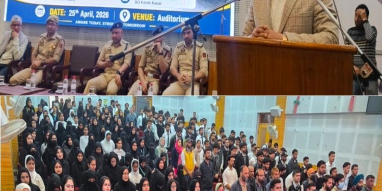 Gandhi Memorial College Srinagar hosts seminar on Drug Awareness