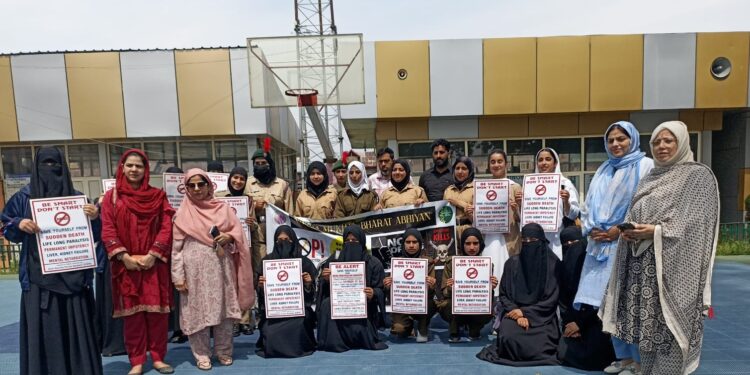 GCW Nawakadal organizes Awareness Rally, Marathon under Nasha Mukt Abhiyan