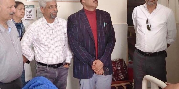 DHSJ inspects Dialysis Centre at District Hospital Reasi