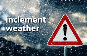 Inclement weather