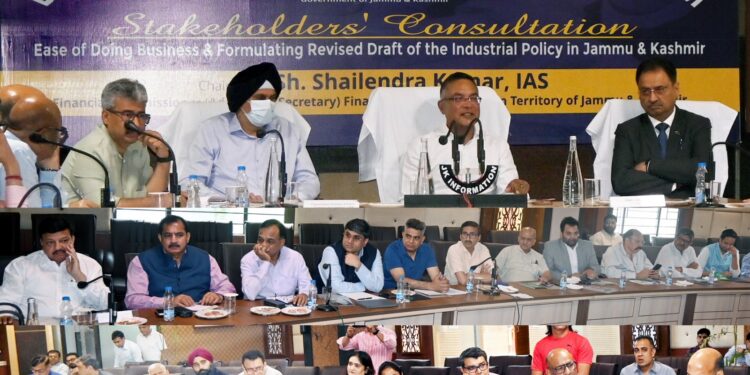 Committee on Ease of Doing Business and New Industrial Policy begins stakeholder talks in Jammu, promises competitive, investor-friendly J&K