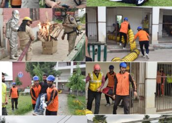 DDMA Pulwama conducts Mock Drill Exercise at DPL Pulwama