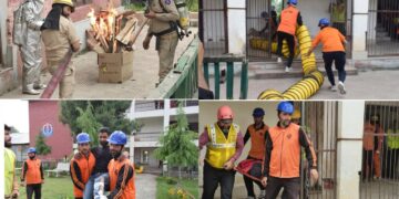 DDMA Pulwama conducts Mock Drill Exercise at DPL Pulwama