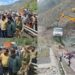 DC Ramban monitors road clearance operations on NH-44