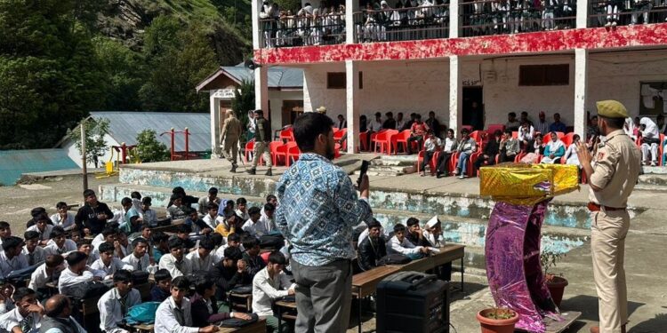 Road Safety Awareness Programme held at Ukhral; Students designated as brand ambassadors