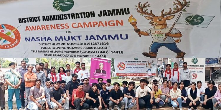 Nukkad Natak held at Bahu Plaza Park under NMJKA