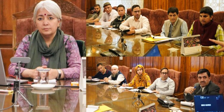 DC Bandipora reviews proposals under Vibrant Village Programme-II