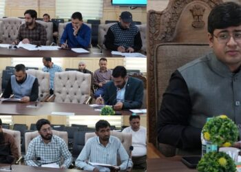 DC Ganderbal reviews progress on Digitization of Revenue Records and updation of Backlog Mutations