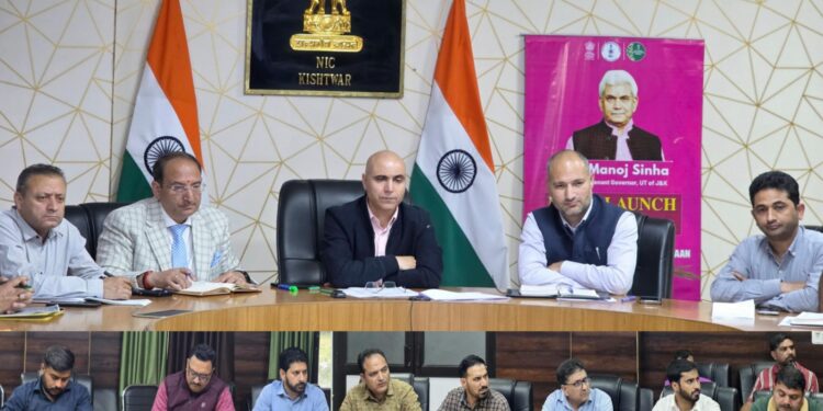 DC Kishtwar reviews Census-2027 preparedness