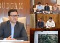 DC Budgam reviews progress on demarcation of Hokarsar Wetland (Ramsar Site)