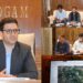 DC Budgam reviews progress on demarcation of Hokarsar Wetland (Ramsar Site)