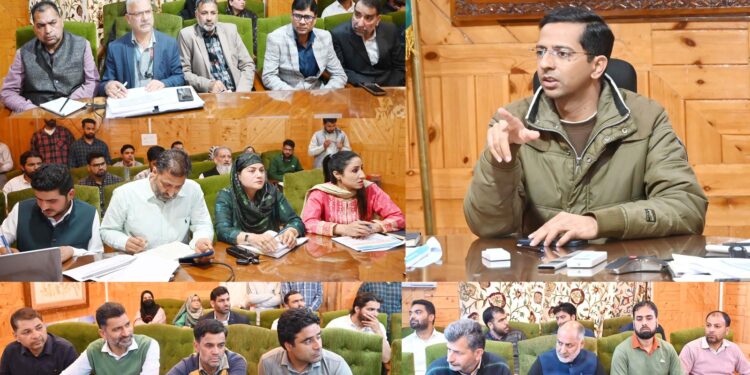 DC Shopian reviews progress of Mission YUVA