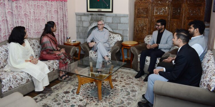 IAS probationers of AGMUT Cadre call on CM Omar Abdullah