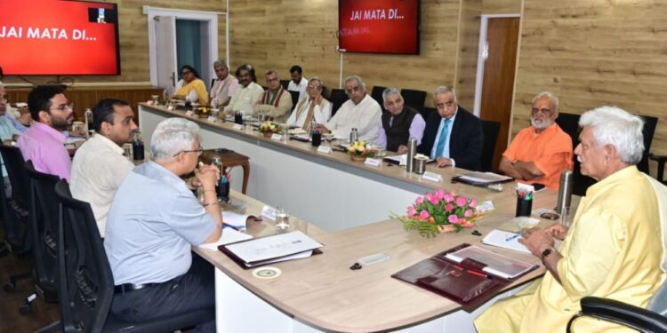 Lieutenant Governor chairs high-level meeting on upcoming International Museum of Goddess at Katra