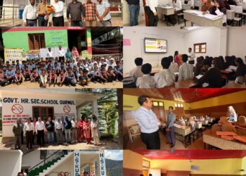 CEO conducts surprise inspection of Schools in Bhagwah Zone