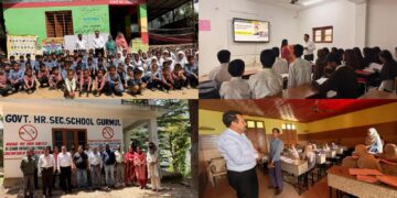 CEO conducts surprise inspection of Schools in Bhagwah Zone