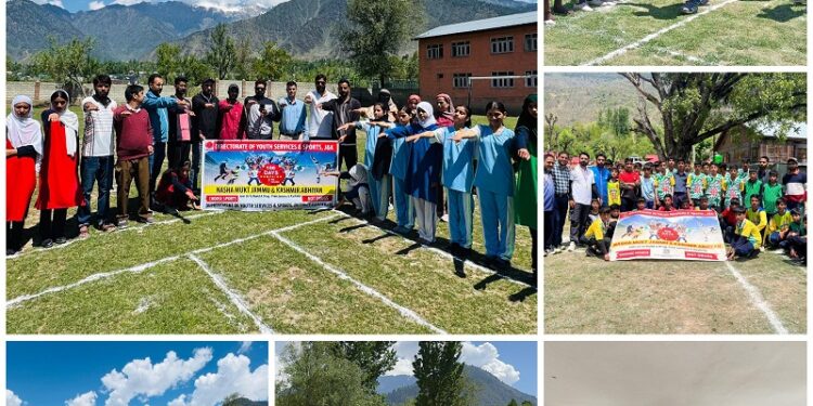 DYSS Ganderbal organises Zone-Wise Sports Activities under Nasha Mukt Abhiyan