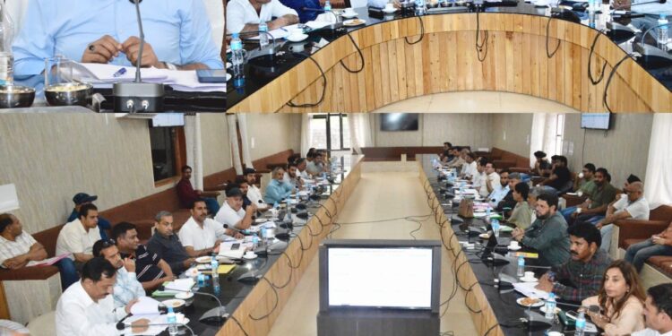 Secretary RDD reviews development projects, Vibrant Village Programme-II in Poonch