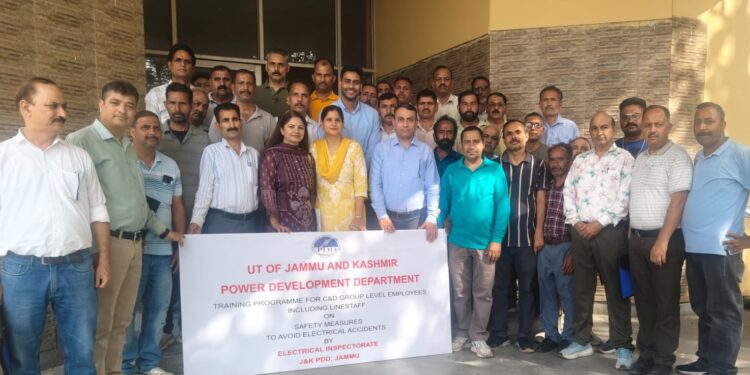 PDD Inspection Division Jammu Conducts Hands-on Safety Training for Field Staff