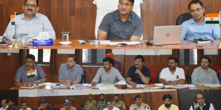 DC Reasi reviews road safety measures; directs comprehensive enforcement and safety audit