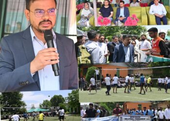 Inter-Block Volleyball Tournament begins at Devsar under Nasha Mukt Bharat Abhiyan