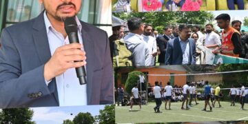 Inter-Block Volleyball Tournament begins at Devsar under Nasha Mukt Bharat Abhiyan