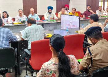 District Level Coordination Committee reviews implementation of NTCP in Samba District