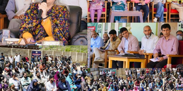 DC Bandipora hears Public Grievances at Mega Block Diwas in Ketson