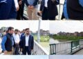DC Srinagar takes onsite review of proposed fencing, allied works along Budshah, Noor Jehan Bridges