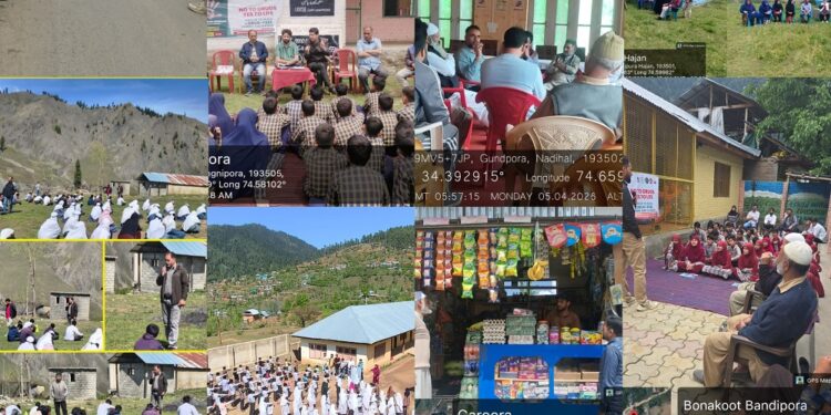 District Admin Bandipora intensifies Anti-Drug Awareness Campaign with Counselling, IEC Activities