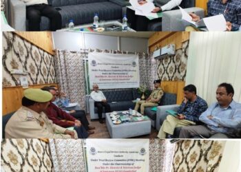 PD&SJ Ganderbal chairs 2nd UTRC meeting 2026 in District