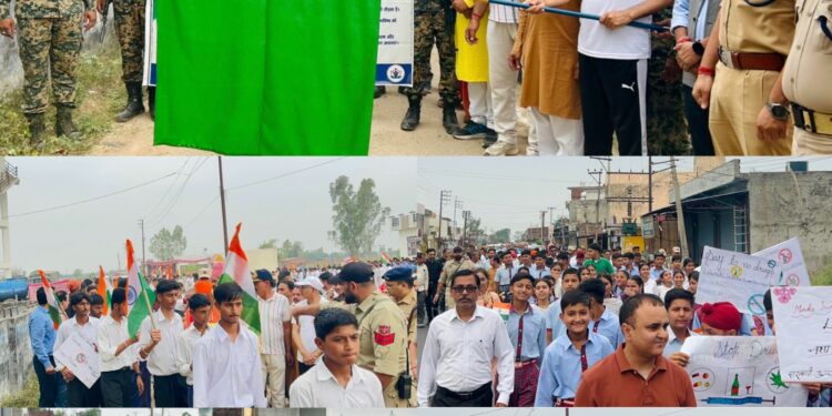 Awareness rally organised at Marheen- Hiranagar under NMJKA